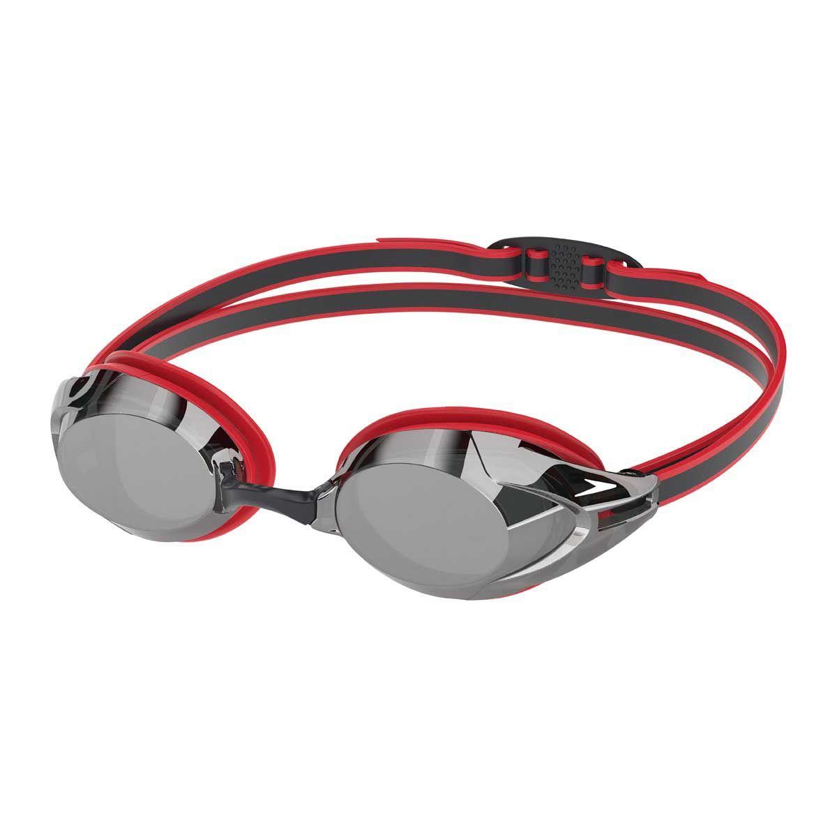 Lentes Natación Unisex Speedo Vanquisher 3.0 Mirrored Rojo-0