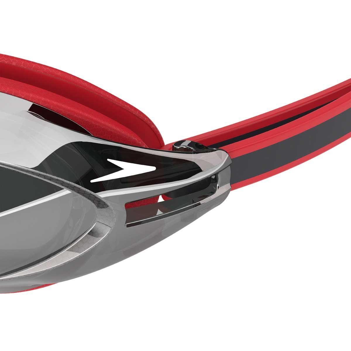 Lentes Natación Unisex Speedo Vanquisher 3.0 Mirrored Rojo-6