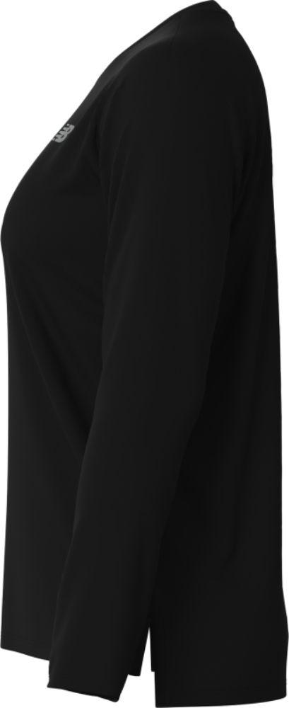 Polera Manga Larga Mujer New Balance Negro-2