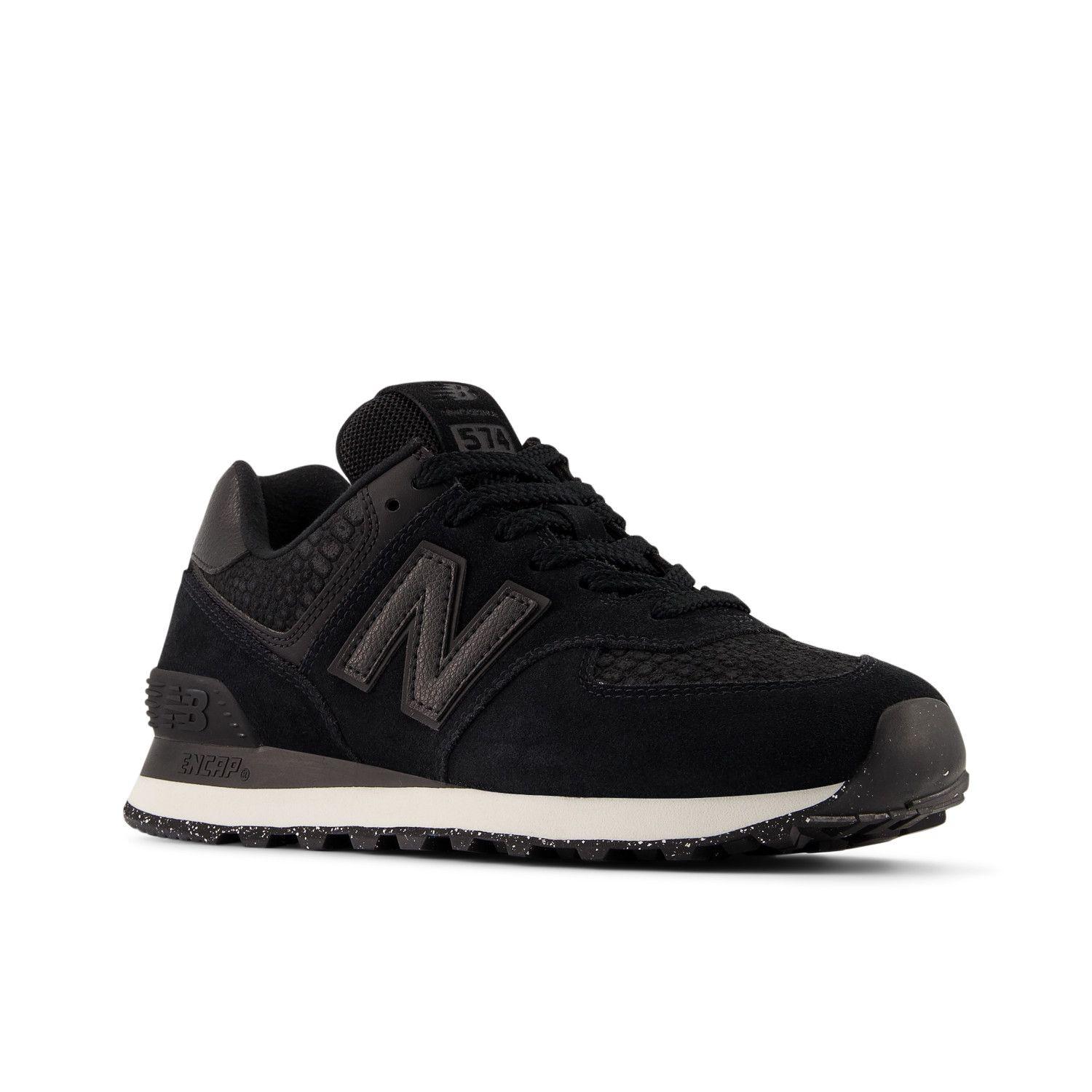 Zapatillas Urbanas Mujer New Balance 574 Negra/Blanca-3