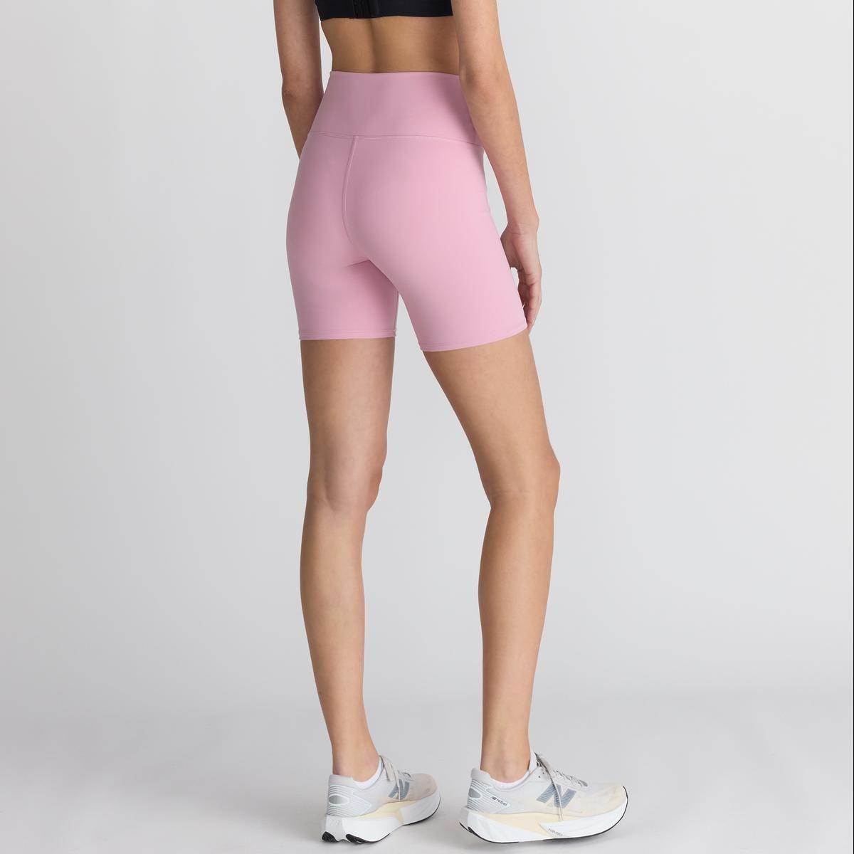 Calza Corta Entrenamiento Mujer New Balance Harmony Rosada-1