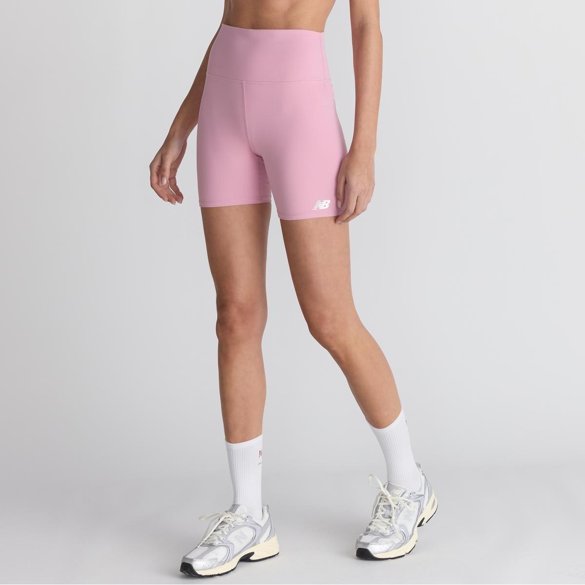 Calza Corta Entrenamiento Mujer New Balance Harmony Rosada-2