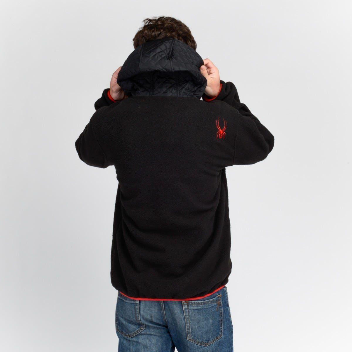 Polerón Polar Outdoor Hombre Spyder Speed Fleace Negro-2