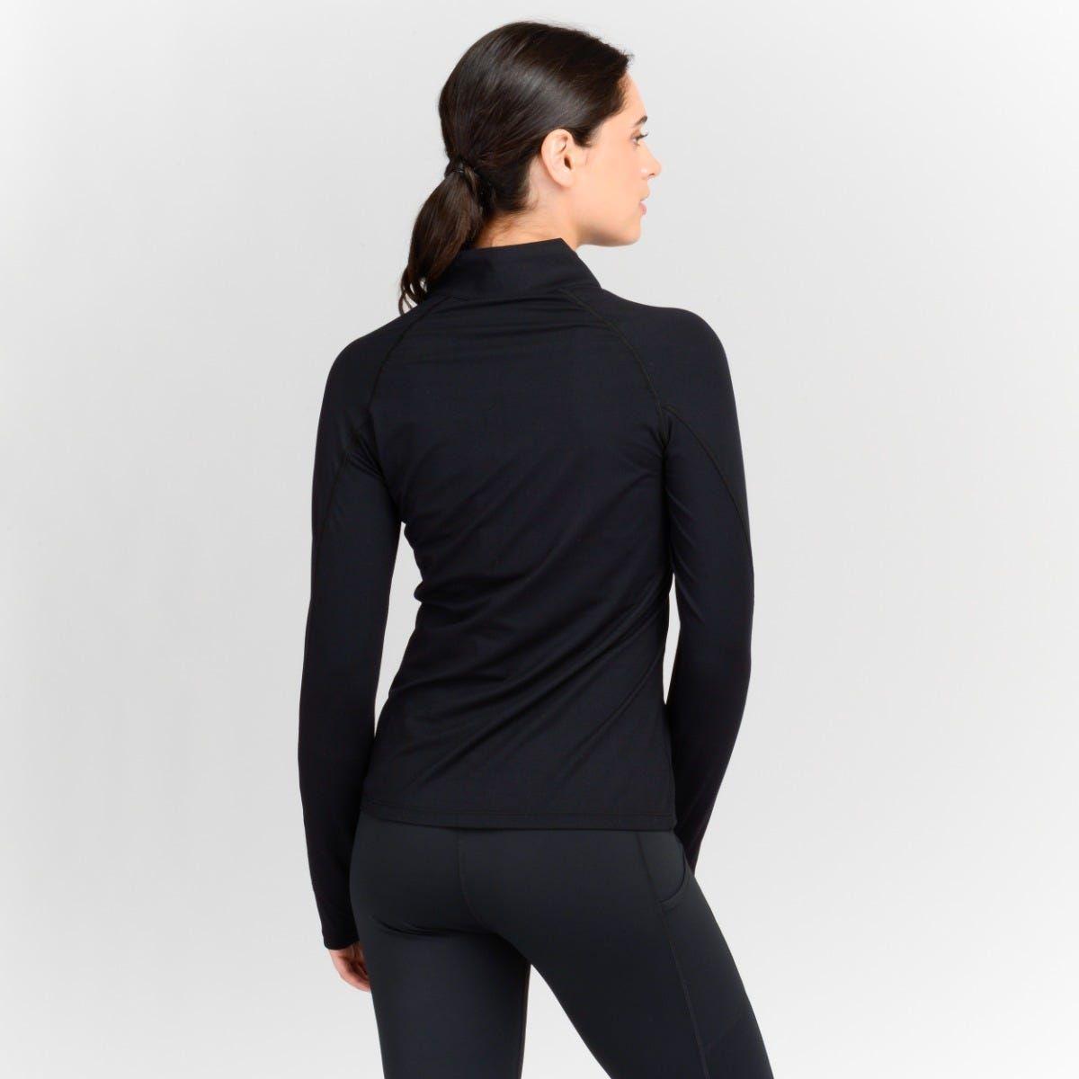 Polerón Entrenamiento Mujer Spyder Andes Negro-2