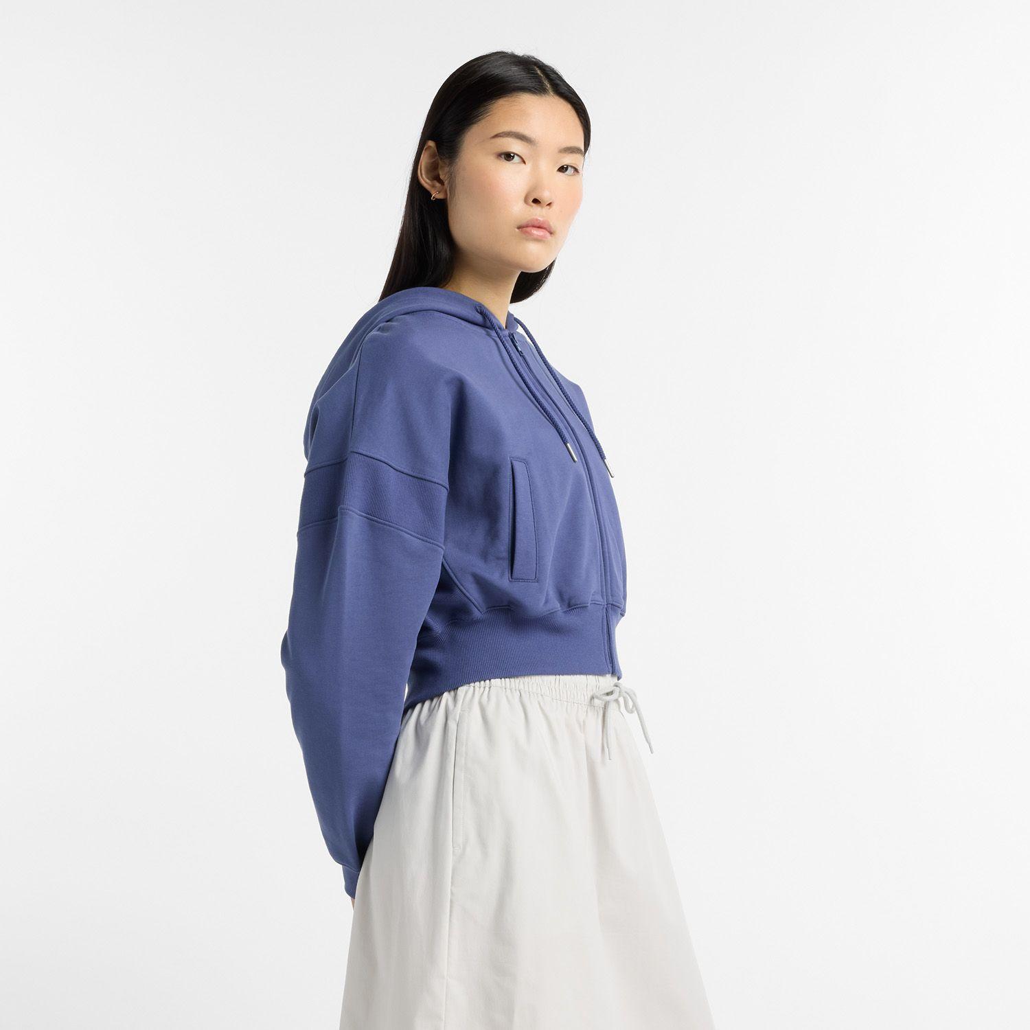 Polerón Lifestyle Mujer New Balance French Terry Full Zip-2
