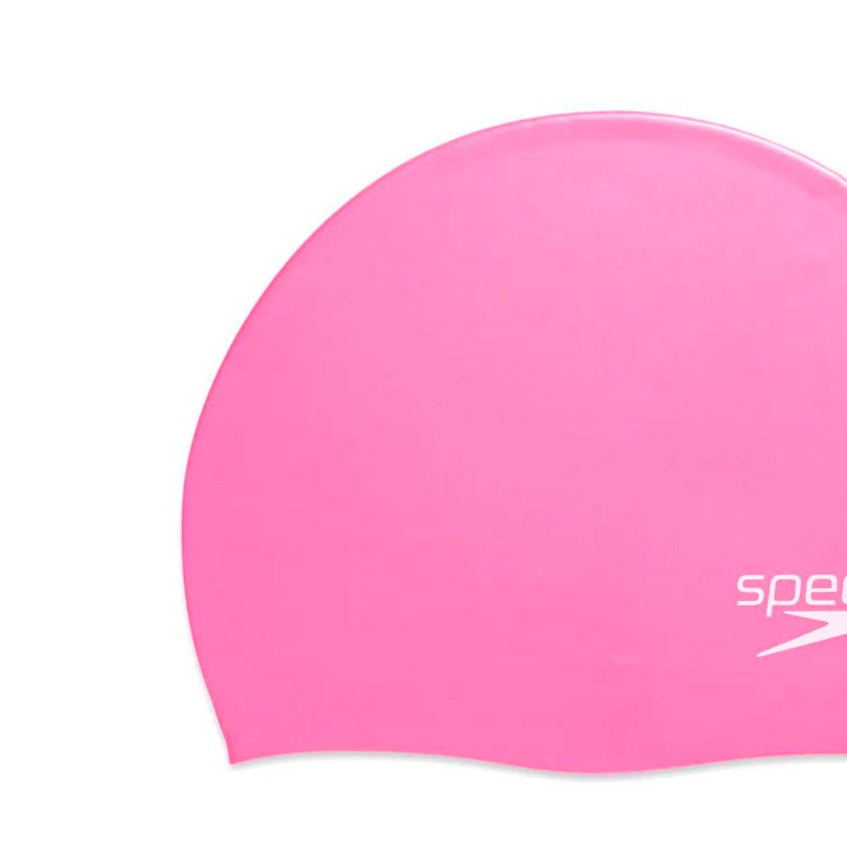 Gorro Natación Unisex Speedo Elastomeric Silicone Cap Rosado-2
