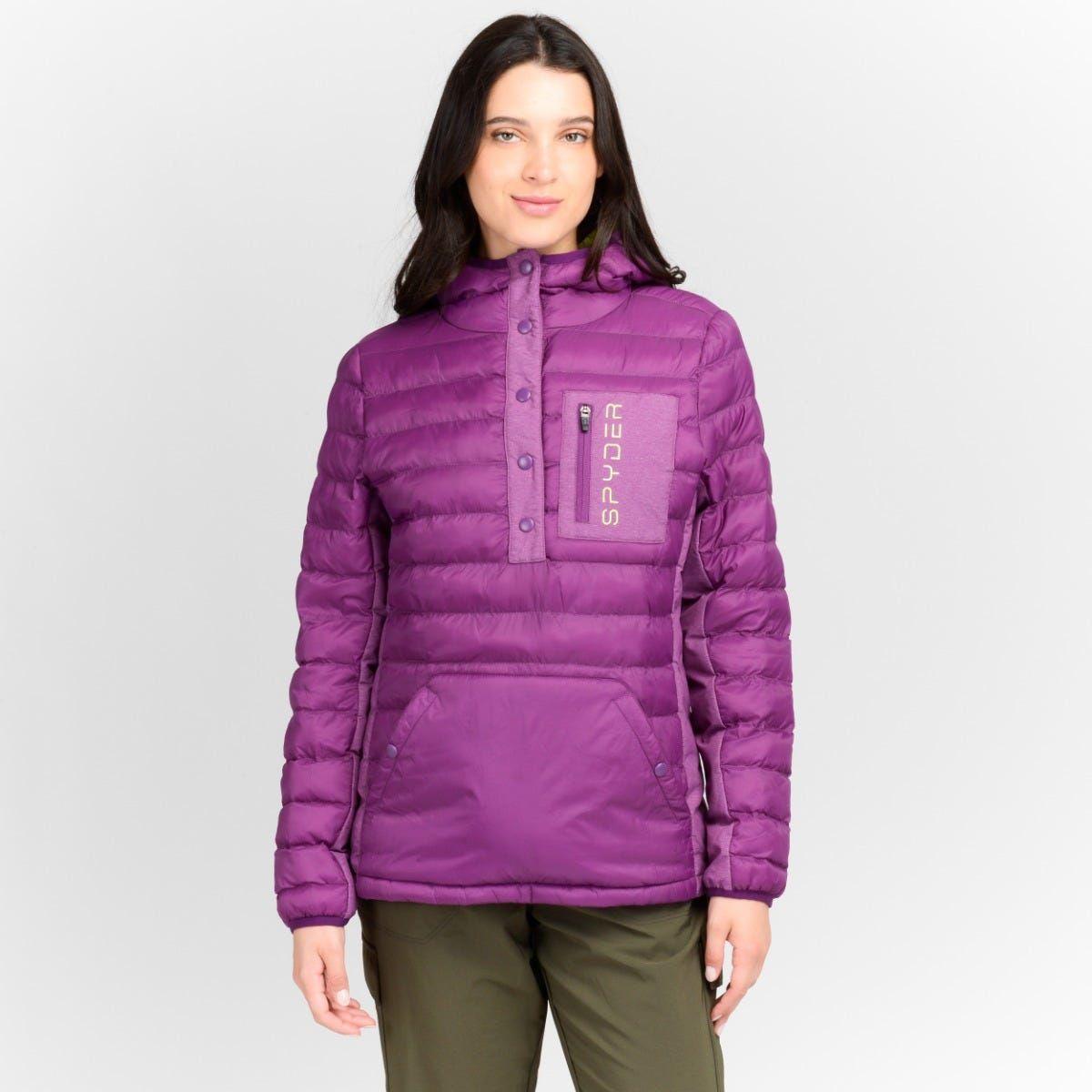 Parka Outdoor Mujer Spyder Speed Fleace Lila-0