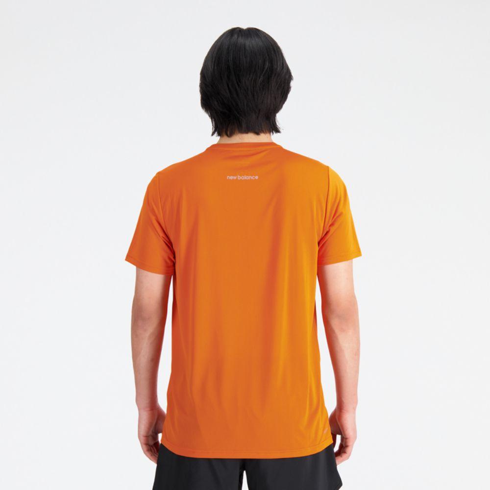 Polera Running Hombre New Balance Accelerate Naranja-1