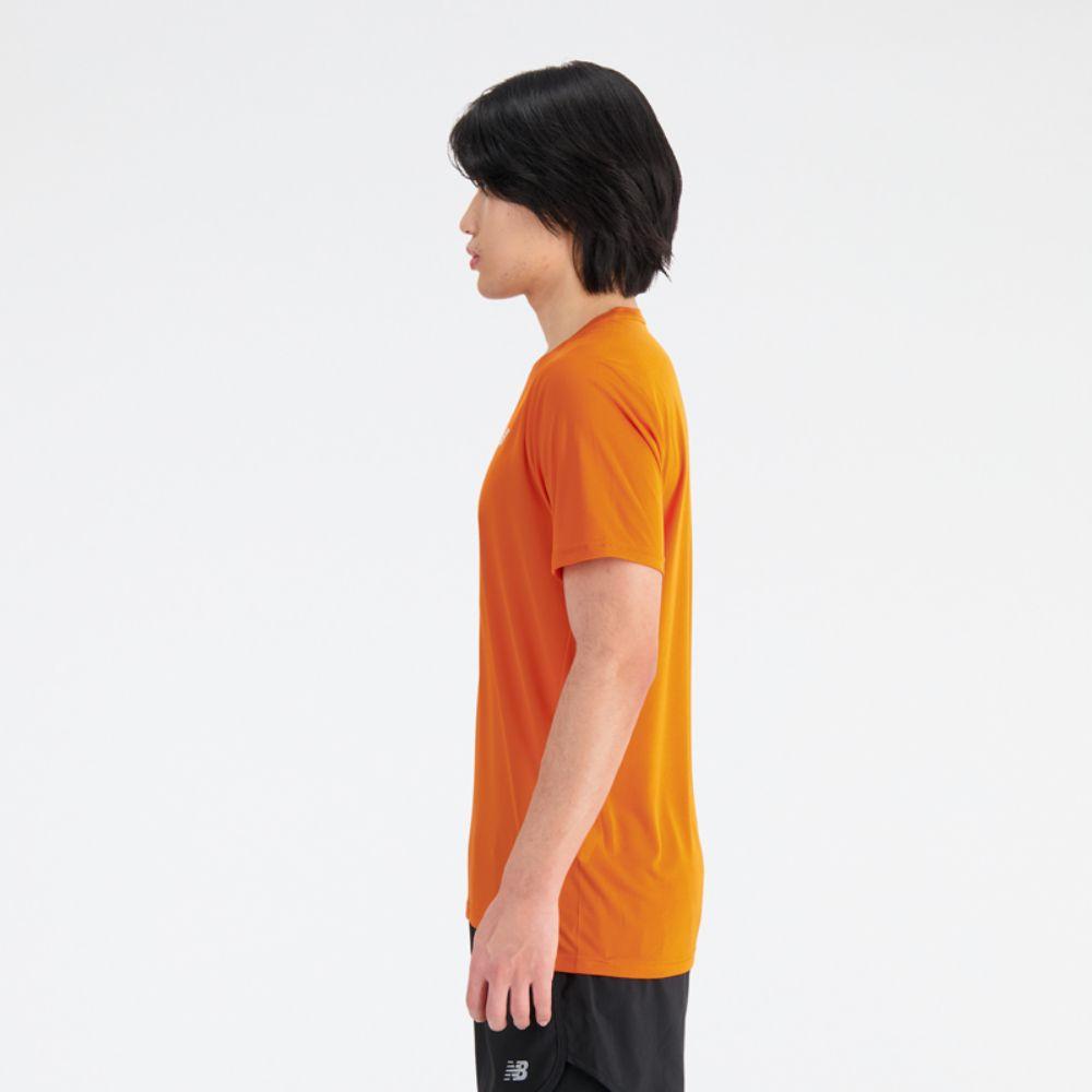Polera Running Hombre New Balance Accelerate Naranja-2