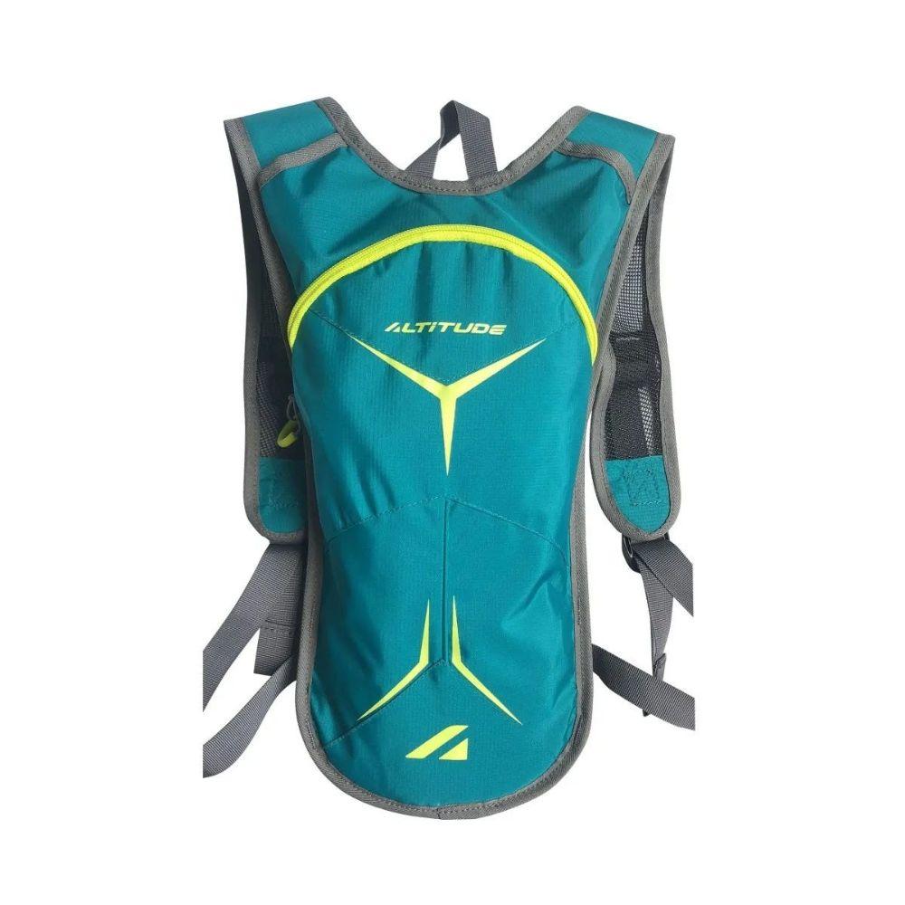 Mochila Hidratación Altitude 1.5 LT Verde/Amarillo Neón-0