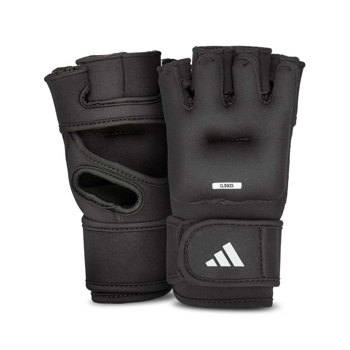 Guantes Con Peso Fitness Adidas 0.5kg Negro-0