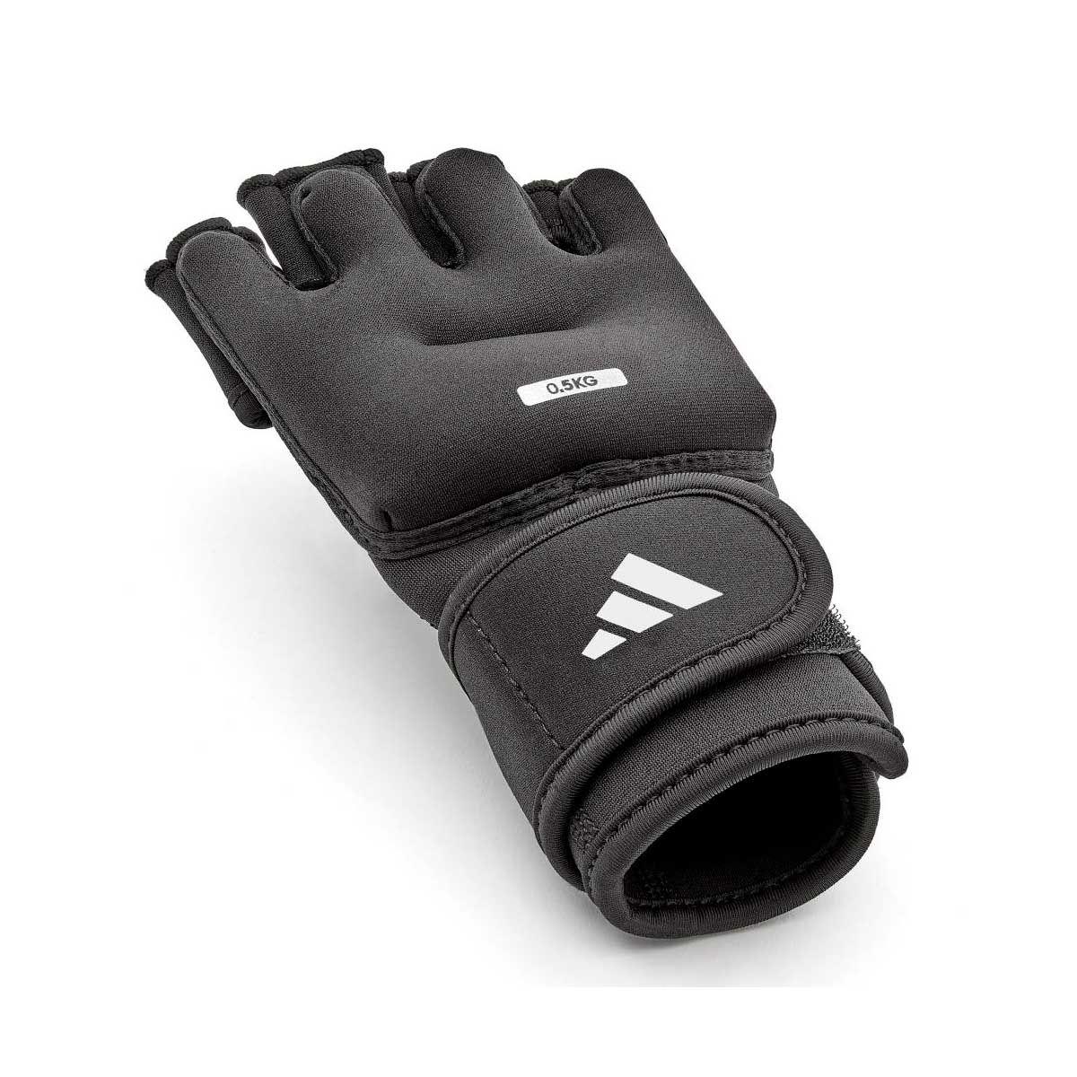 Guantes Con Peso Fitness Adidas 0.5kg Negro-3