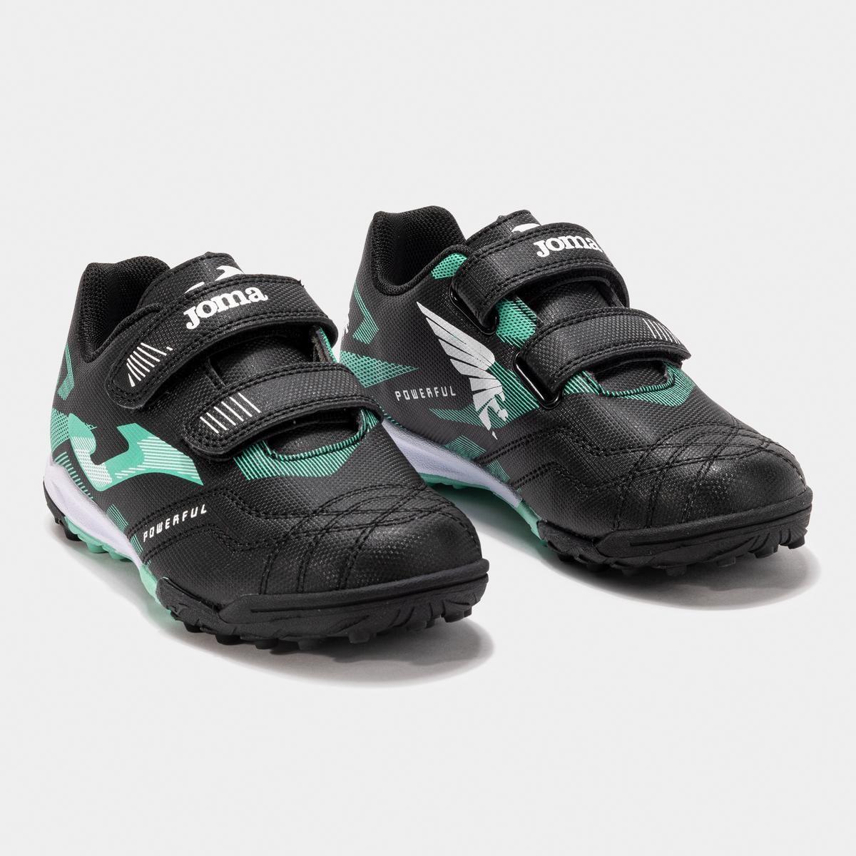 Zapatillas Baby Fútbol Unisex Joma Powerfull Jr Negro-2