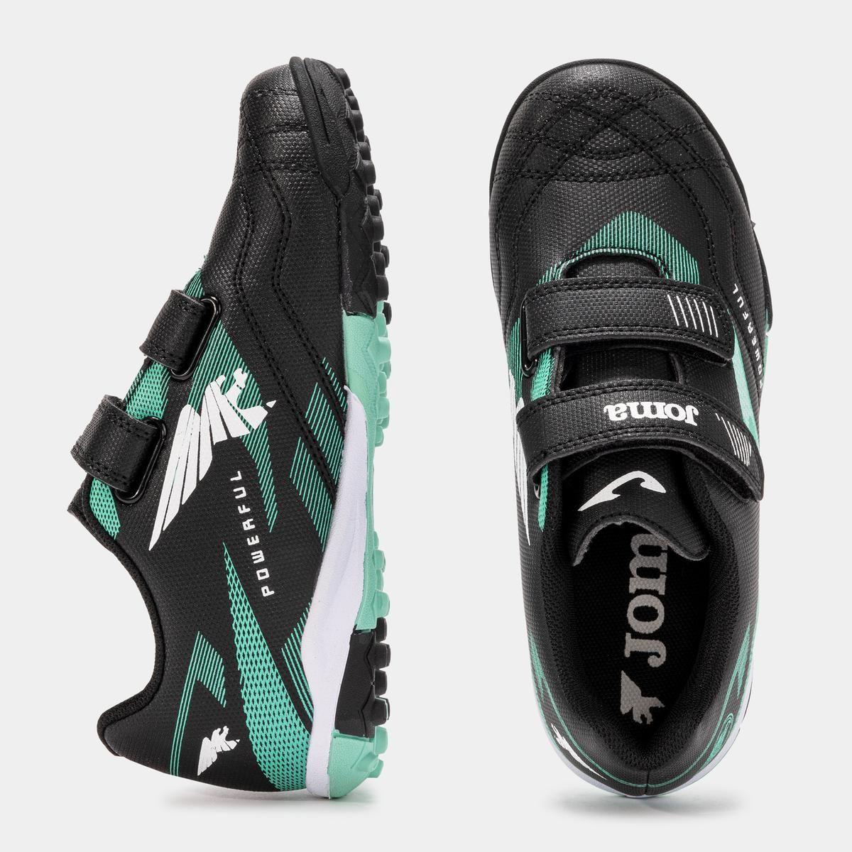Zapatillas Baby Fútbol Unisex Joma Powerfull Jr Negro-4
