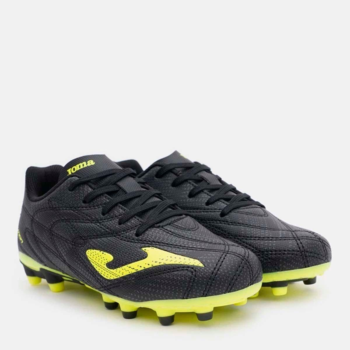 Zapatillas Fútbol Niños Joma Evolution 2502 FG Negra-2