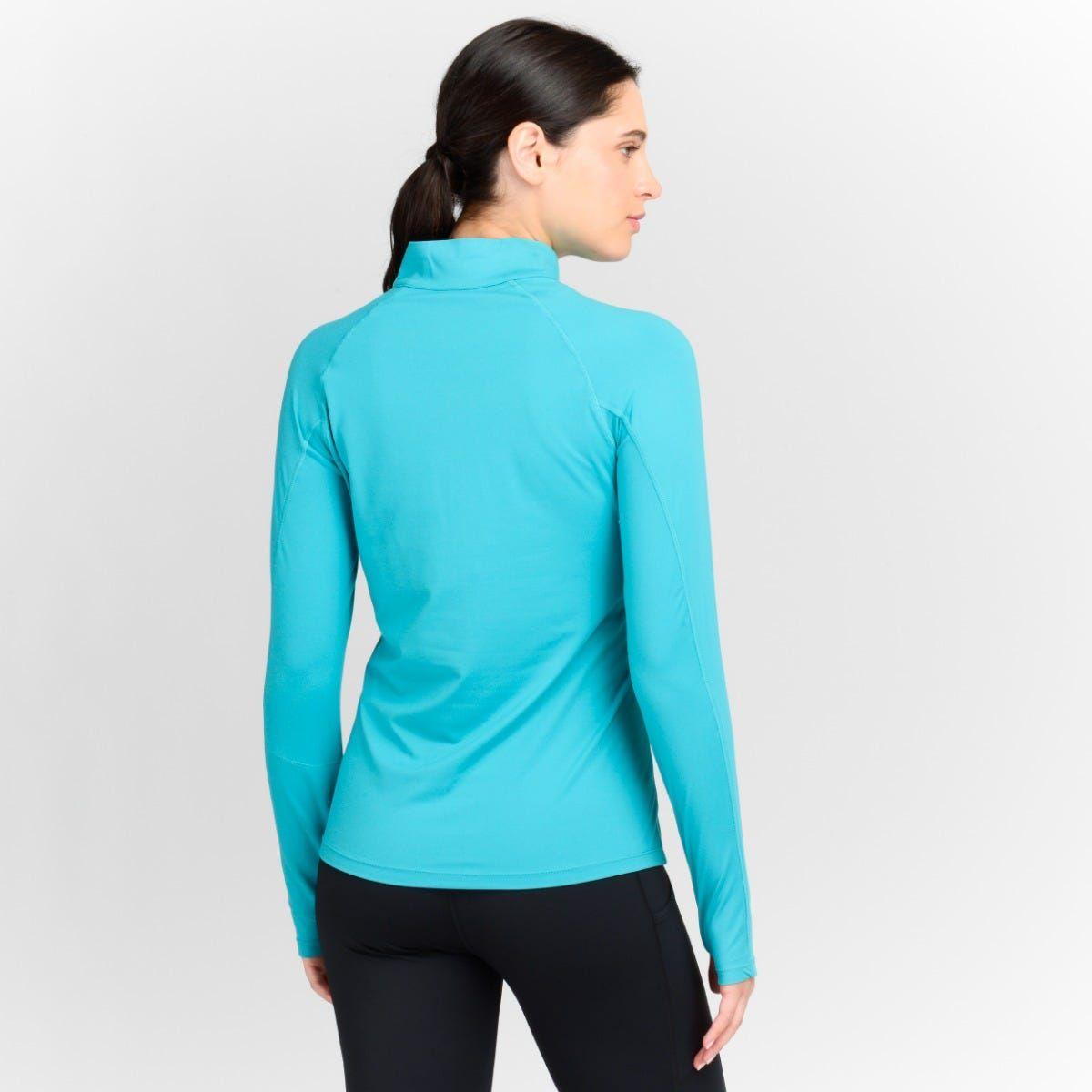 Polerón Entrenamiento Mujer Spyder Andes Turquesa-2