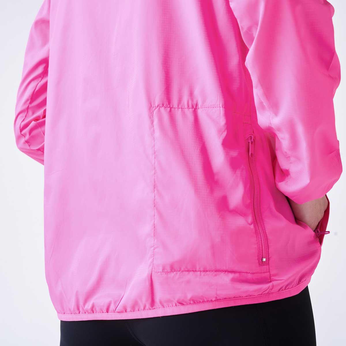 Cortavientos Running Mujer New Balance Hooded Rosada-4