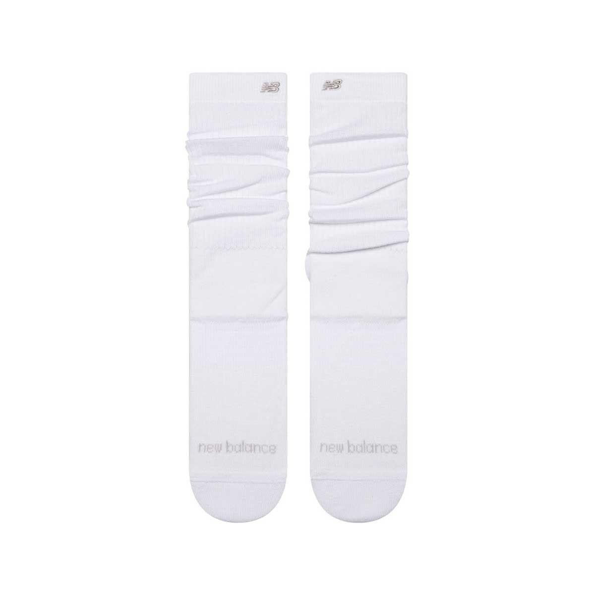 Calcetines Unisex New Balance Active Slouchy Crew Blanco-1