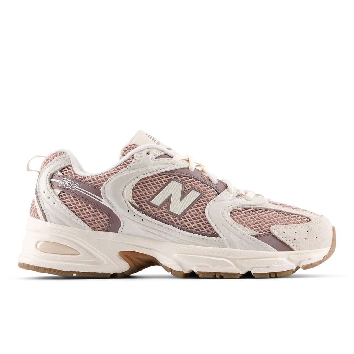 Zapatillas Urbanas Mujer New Balance 530 Blanco/Rosado-0