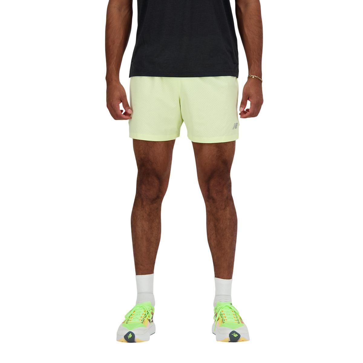 Short Running Hombre New Balance Amarillo-0