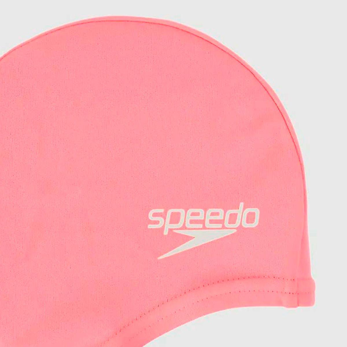Gorro Natación Unisex Speedo Junior Polyester Cap Rosado-2