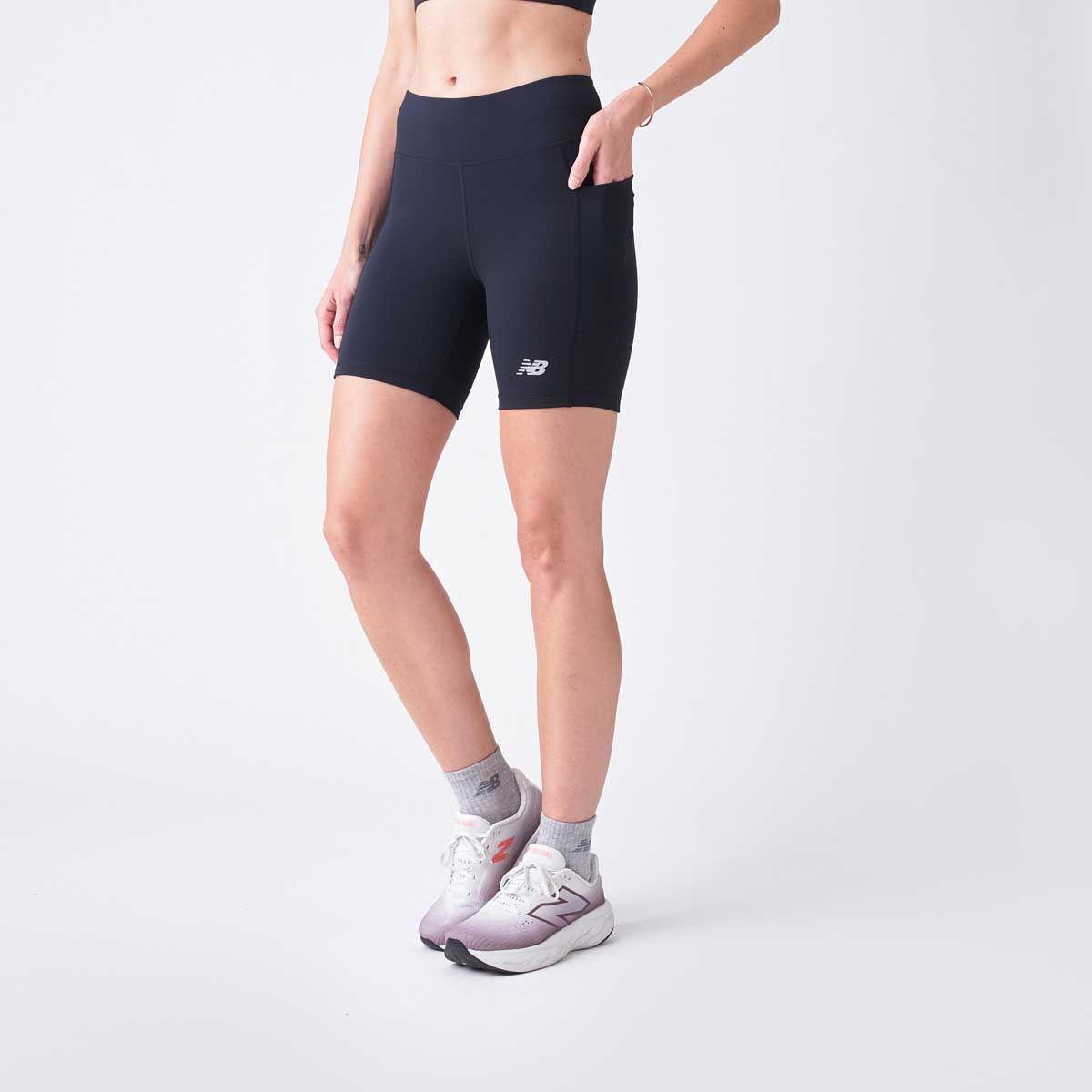 Calza Corta Running Mujer New Balance Essentials High Rise 6-2