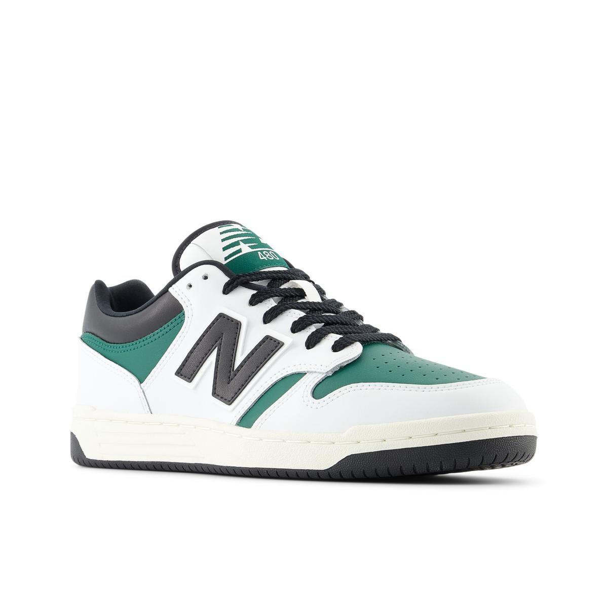 Zapatillas Urbanas Hombre New Balance 480 Blanca/Verde-3