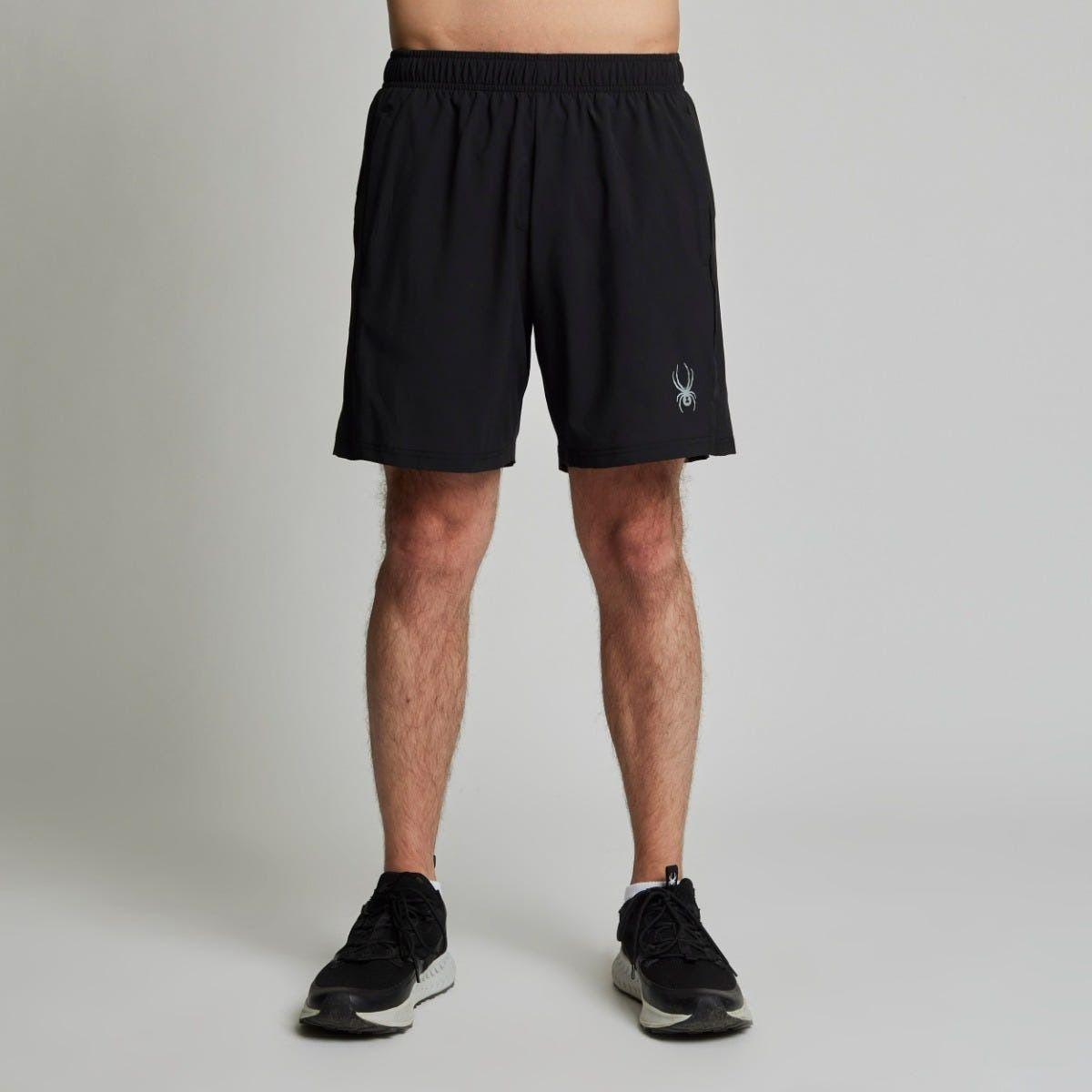 Short 2 en 1 Entrenamiento Hombre Spyder Sport Negro-3