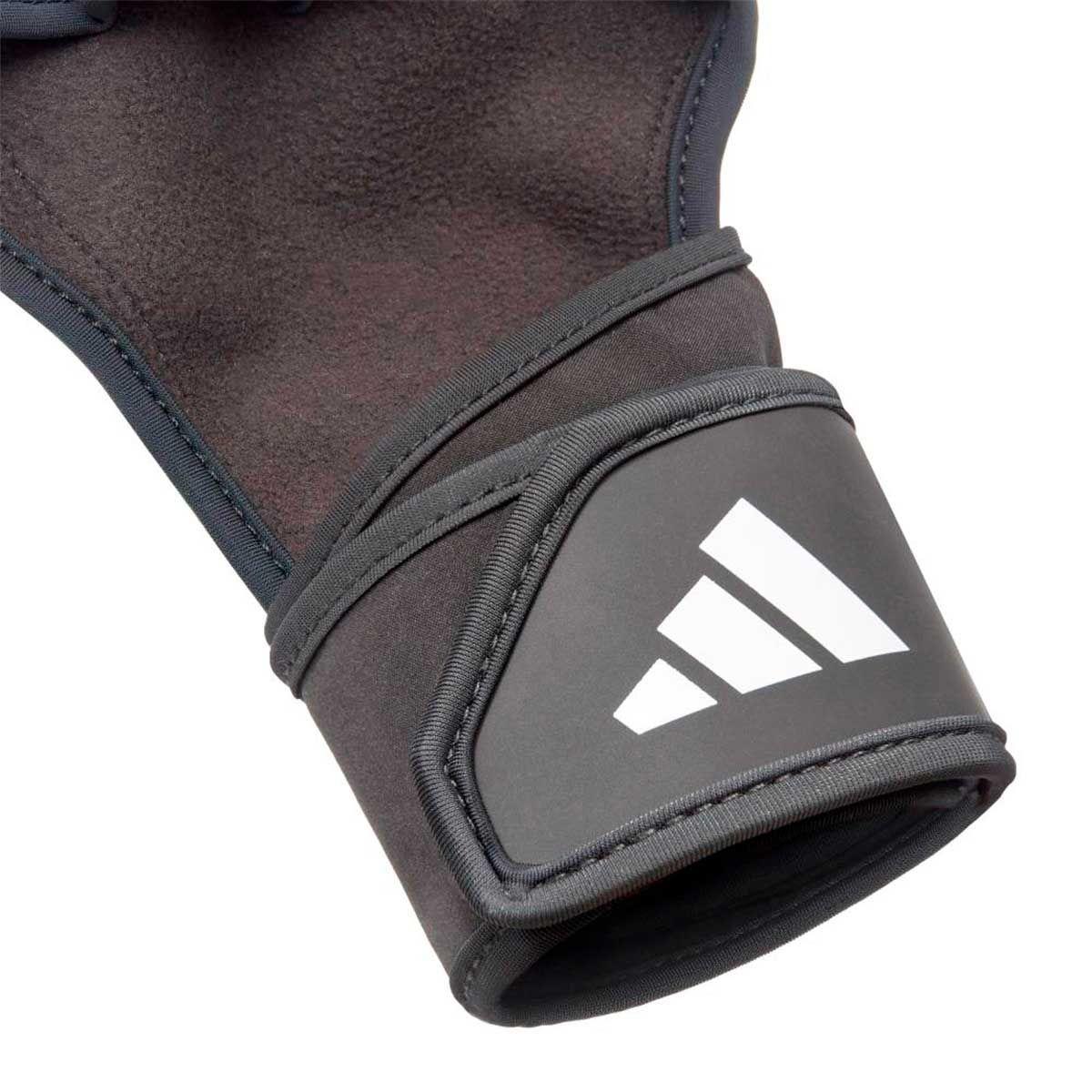 Guantes Fitness Unisex Adidas Open Back Training Negro-7