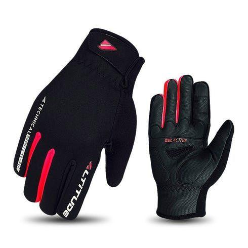ALTITUDE GUANTE MUJER INVIERNO LONG FINGER TOUCH NEGRO/SANDIA M-0