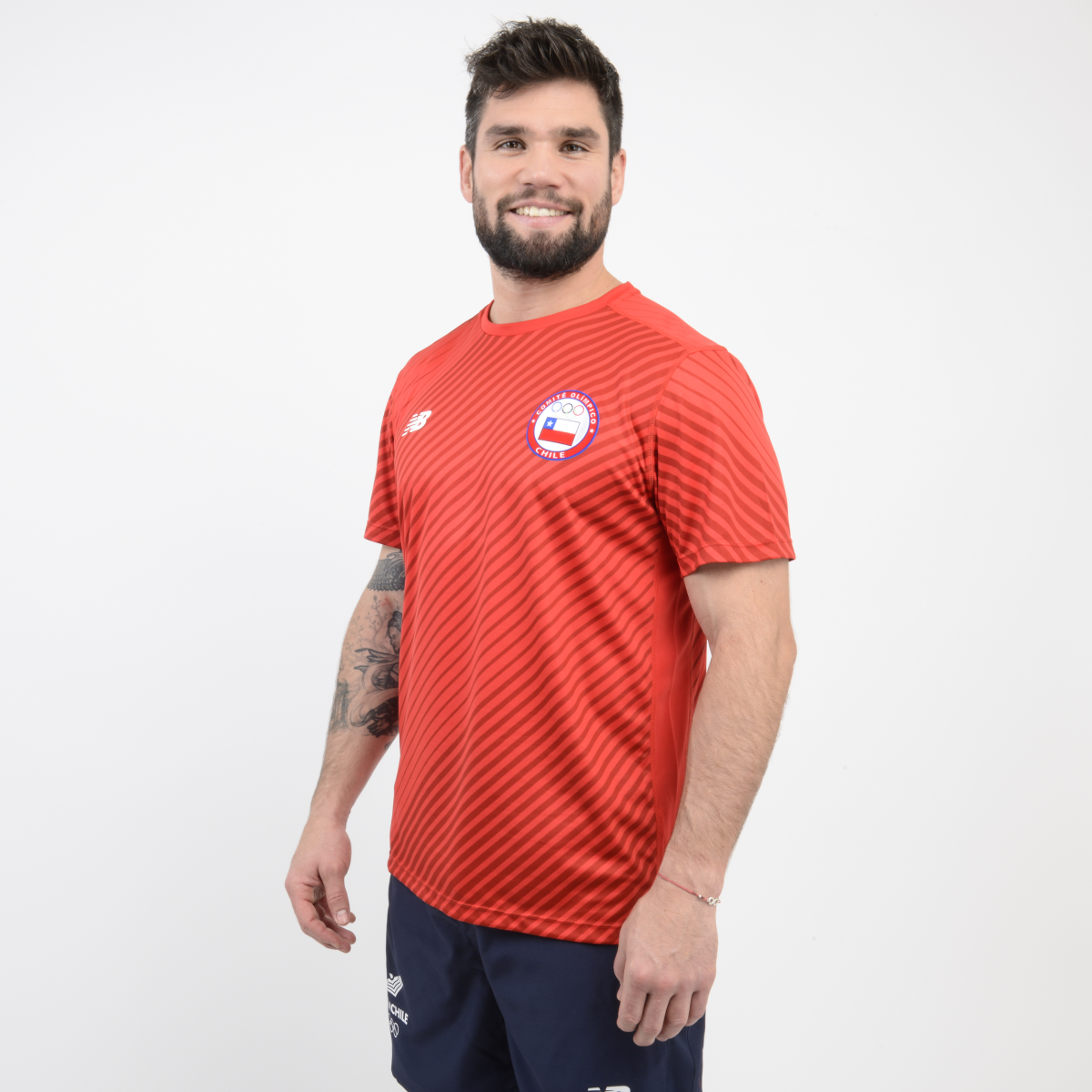 Polera Hombre New Balance Team Chile-0