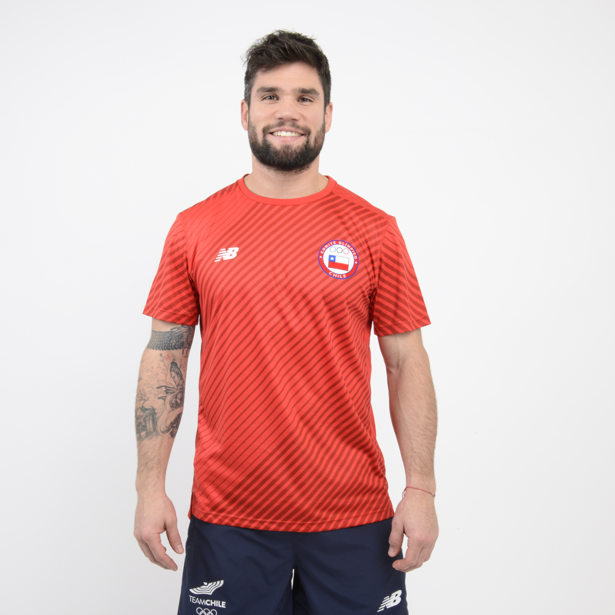 Polera Hombre New Balance Team Chile-2