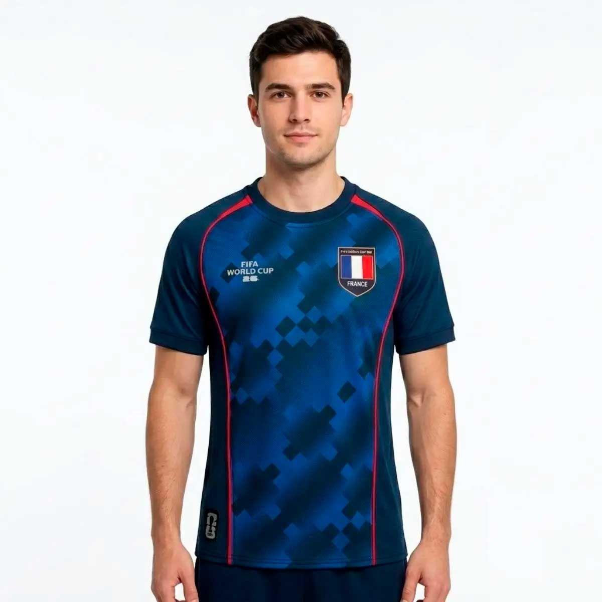Camiseta Futbol hombre Fexpro fifa fanwear ROTW Francia Azul-0