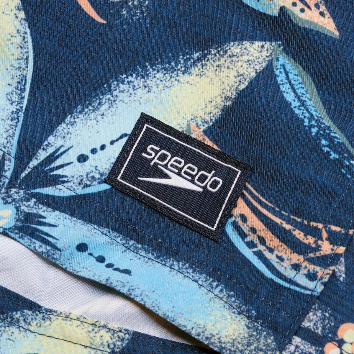 Traje de Baño Natación Hombre Speedo Digital Printed Azul-5