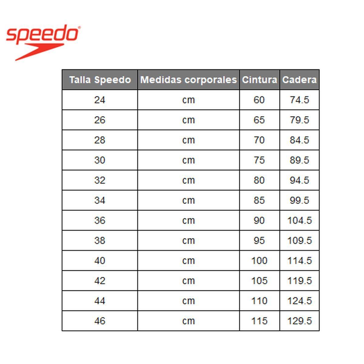 Traje de Baño Natación Hombre Speedo Digital Printed Azul-6