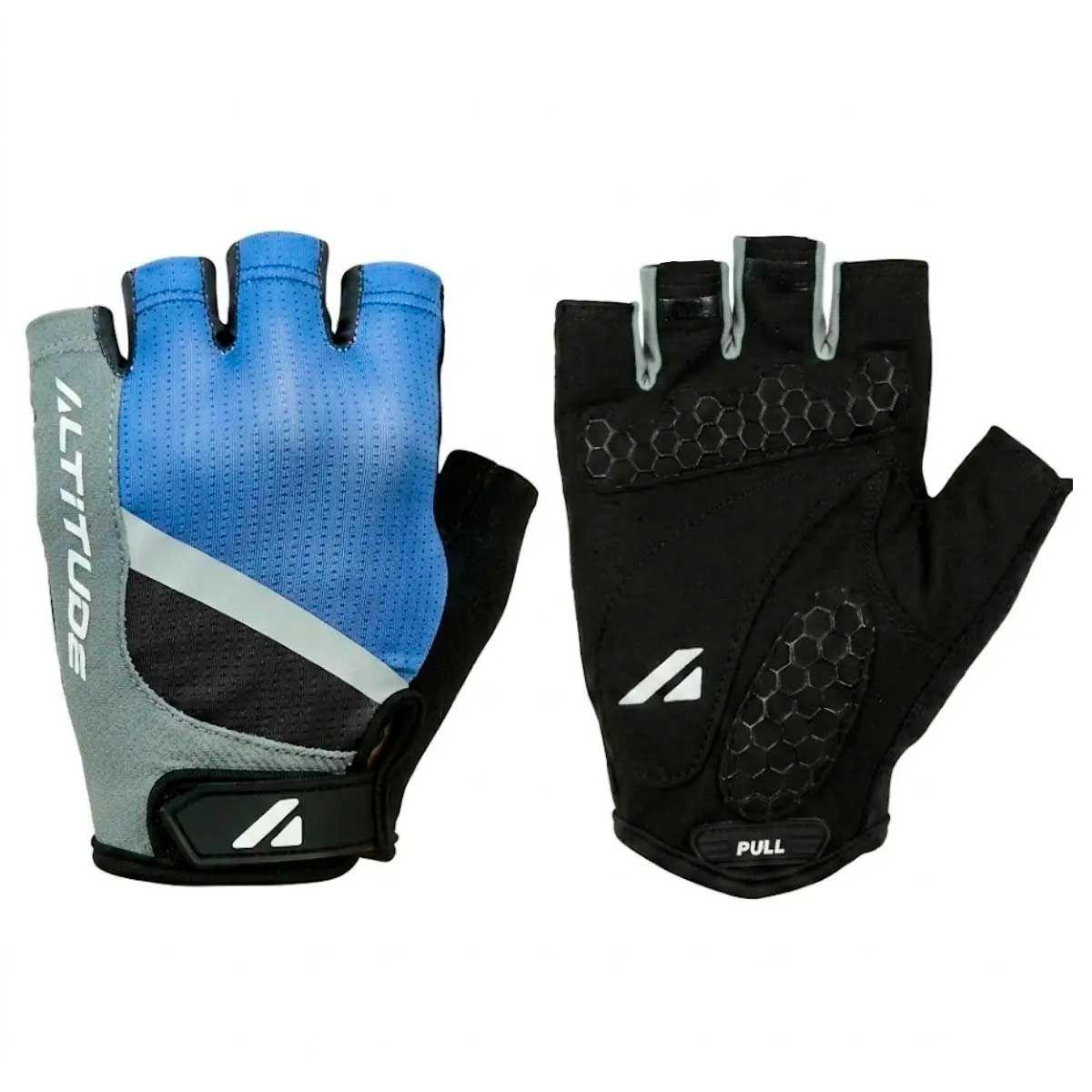 Guante ciclismo Hombre Altitude MTB Short finger Azul-5