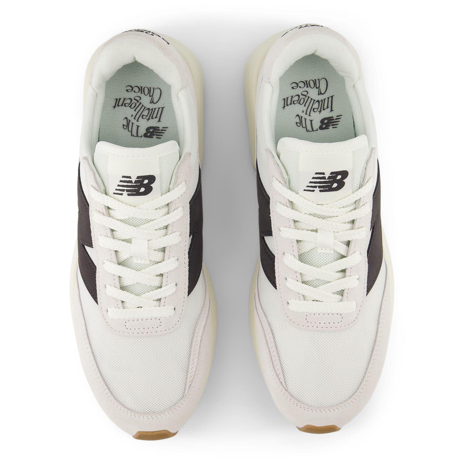 Zapatillas Urbanas Unisex New Balance 370 Blanca/Negro-5