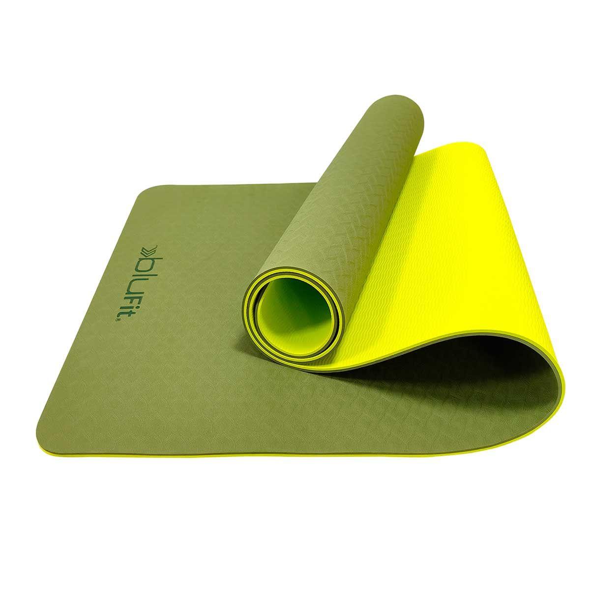 Mat Fitness Blu Fit TPE 6mm Verde-0