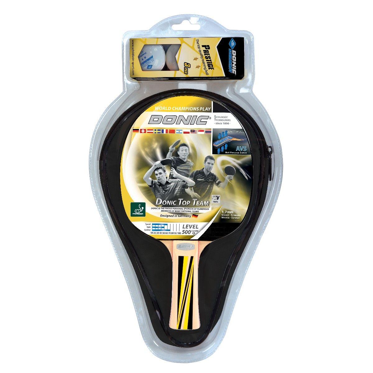 SET PING PONG SCHILDKROT DONIC TOP TEAM 500-0