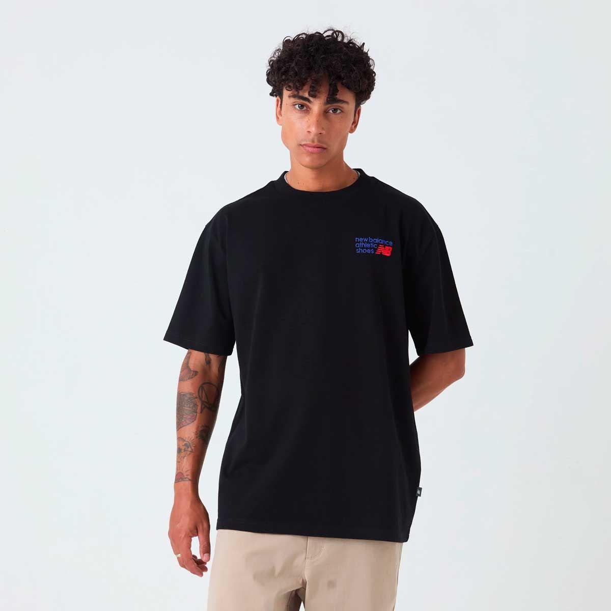 Polera Lifestyle Hombre New Balance Athletics Premium Negra-0