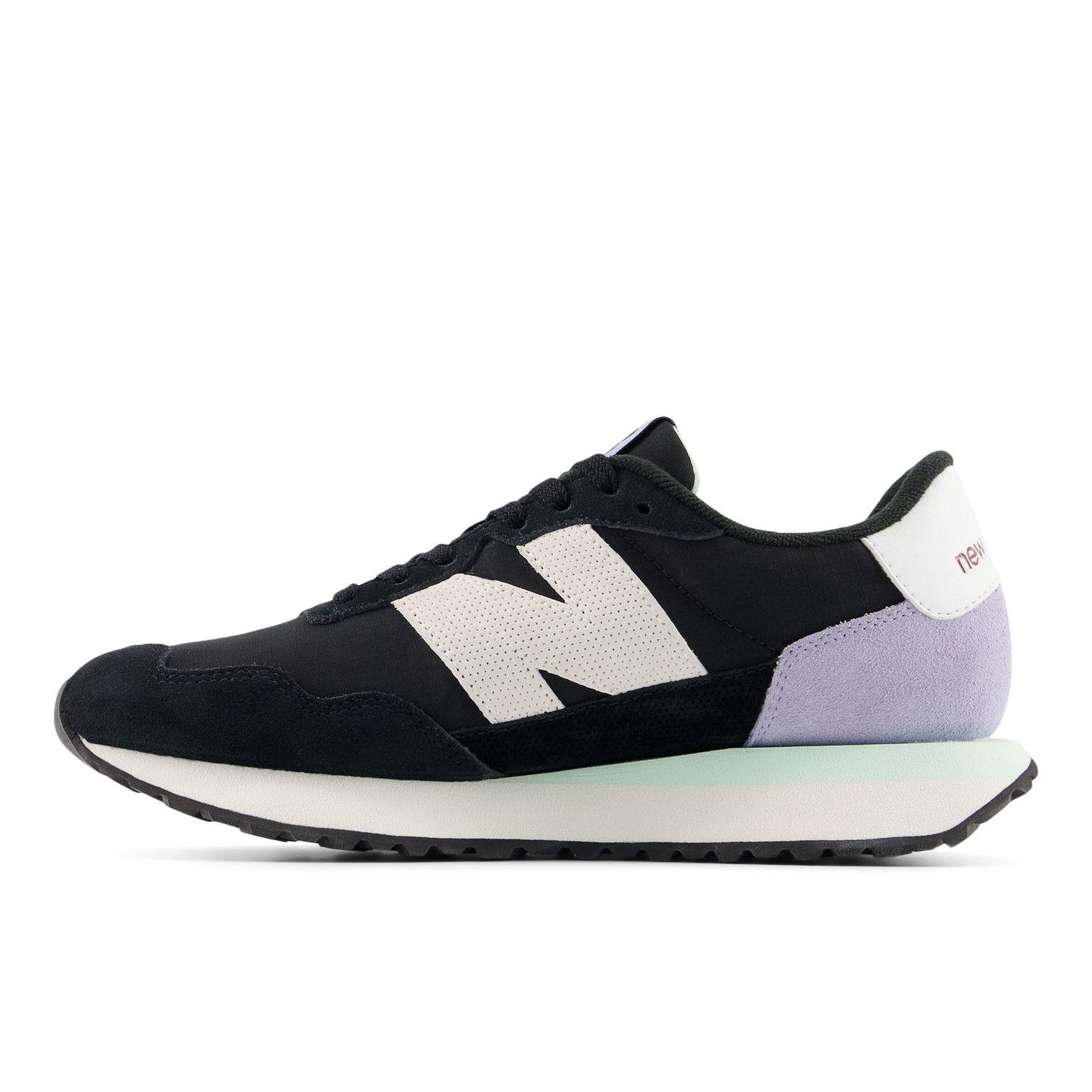 Zapatillas Urbanas Mujer New Balance 237 Negra/Morada-1