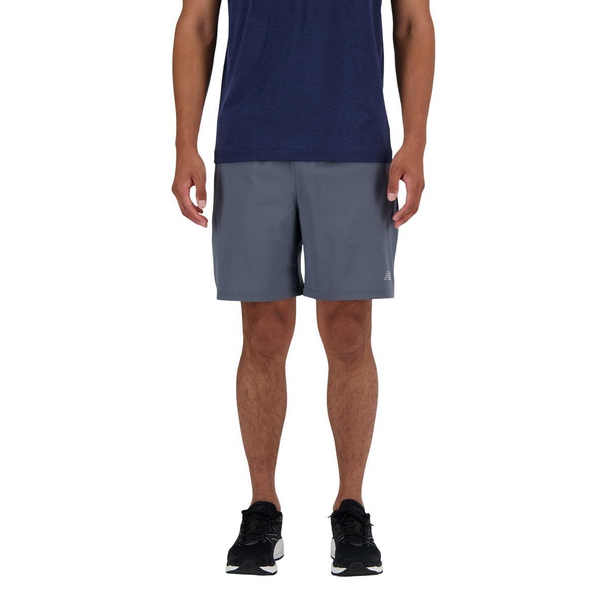 Short Hombre New Balance Sport Essentials Gris-0