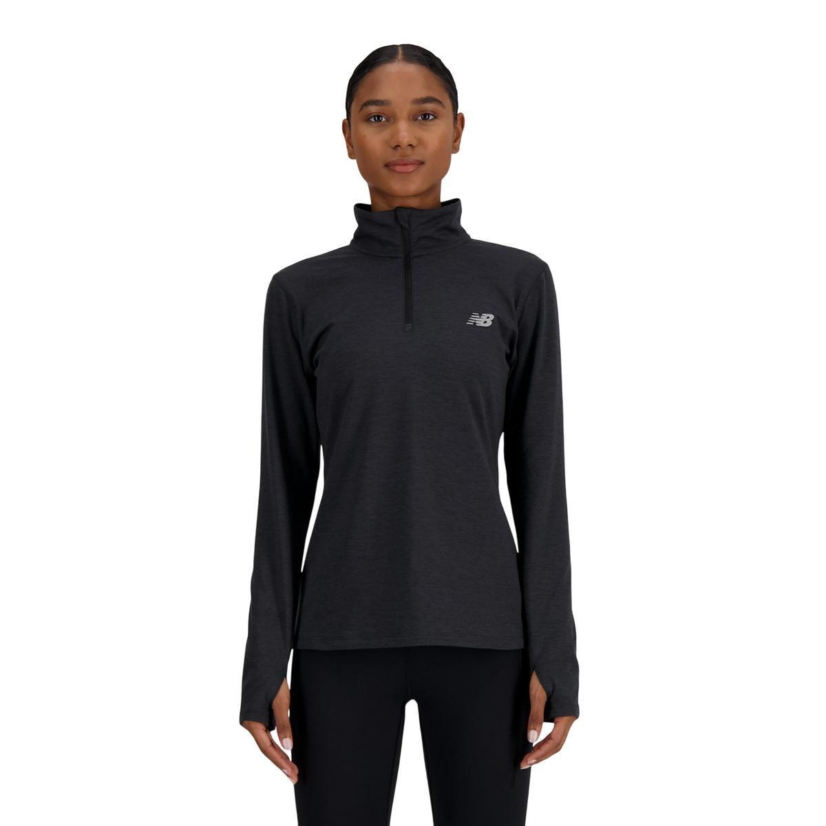 Polerón Running Mujer New Balance Sport Essentials Negro-0