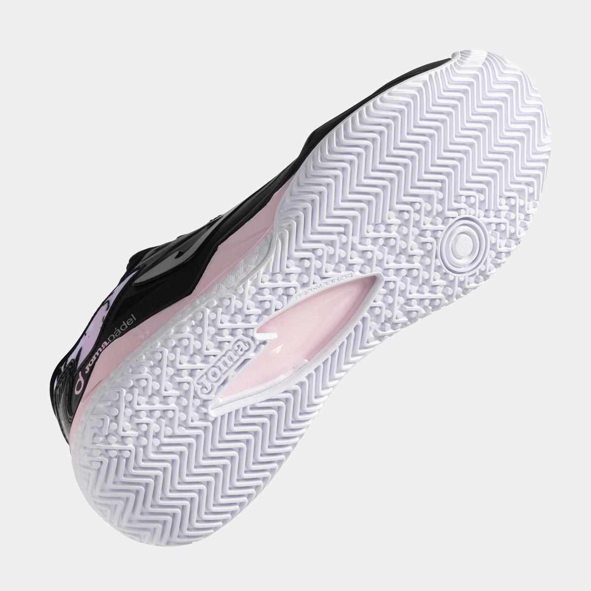 Zapatillas Pádel Mujer Joma Spin Negra-4