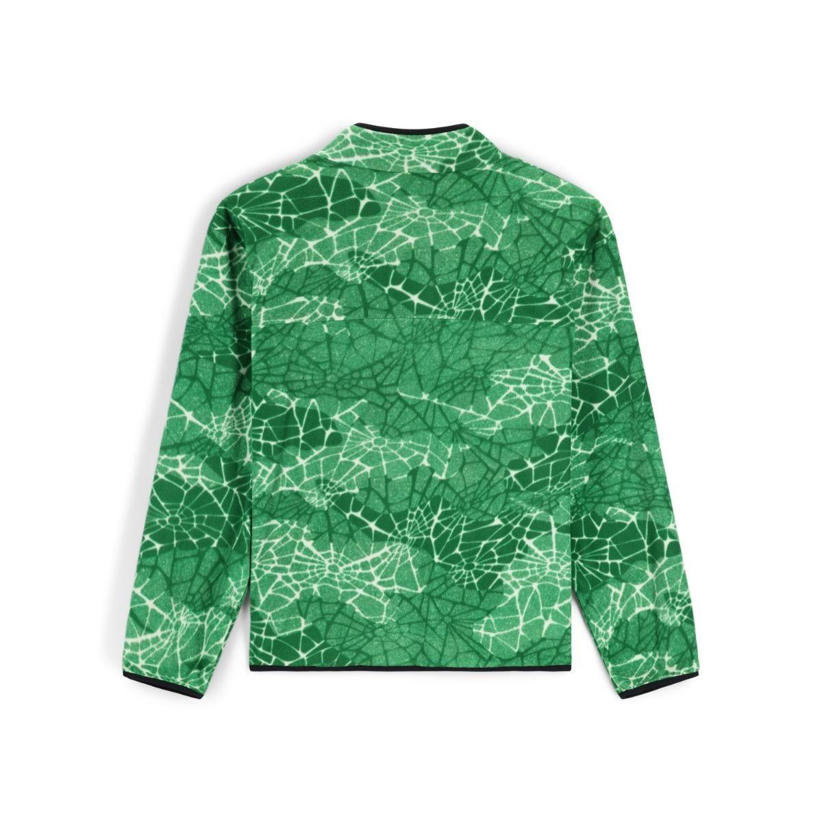 Polerón Outdoor Hombre Spyder Snap Lounge Pullover Verde-2