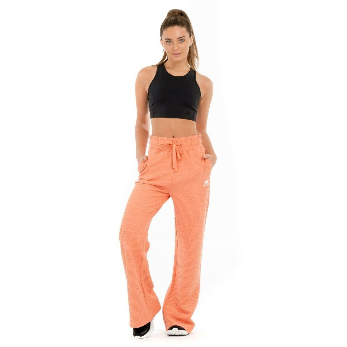 Pantalón Palazzo Lifestyle Mujer New Balance Naranjo-1