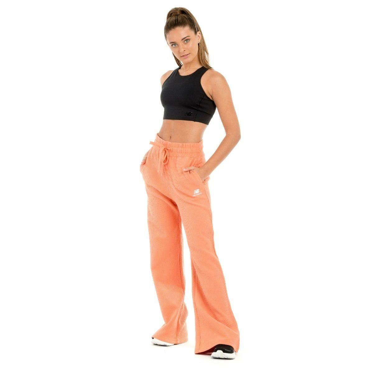 Pantalón Palazzo Lifestyle Mujer New Balance Naranjo-2