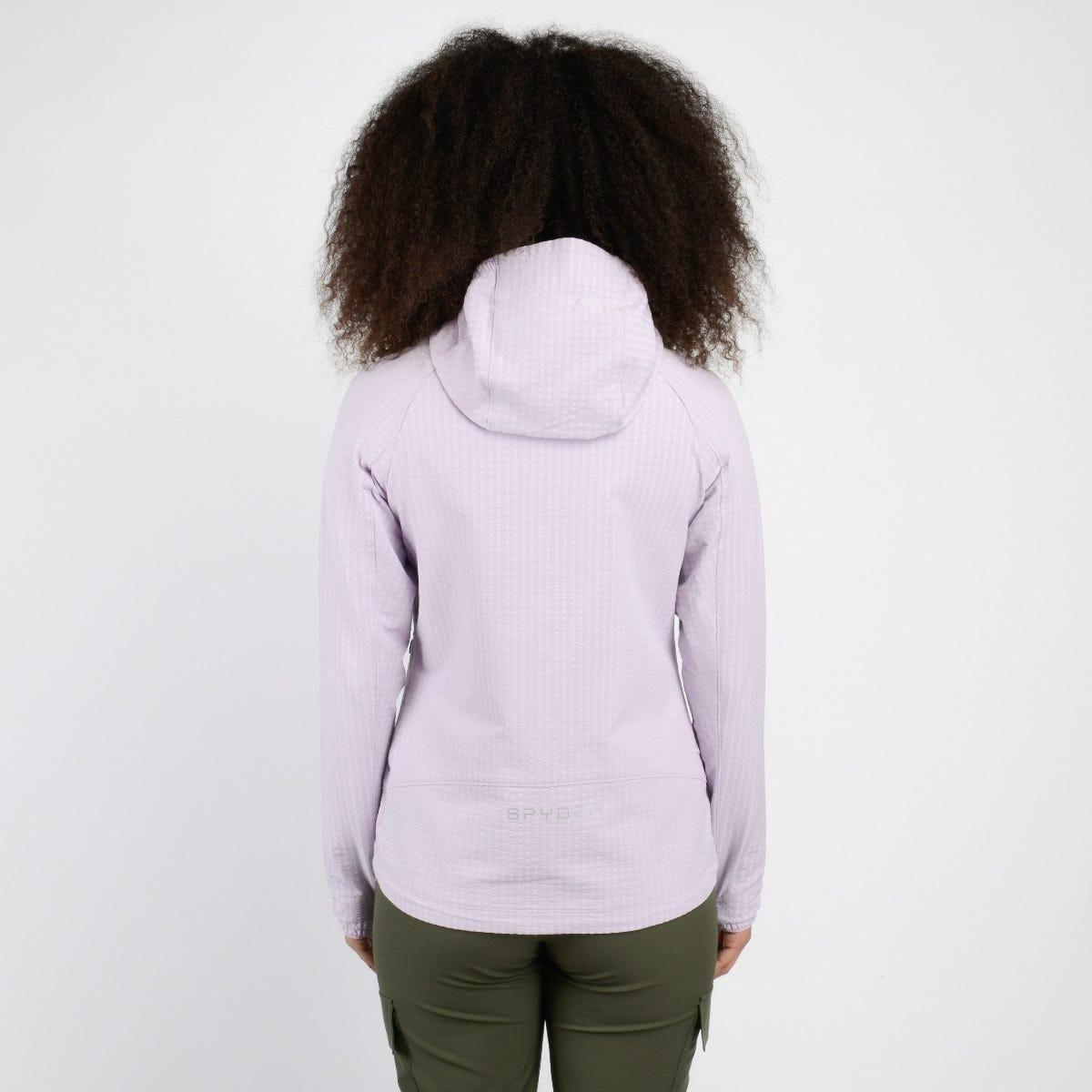Chaqueta Outdoor Mujer Spyder Liviana Hoodie Lila-1