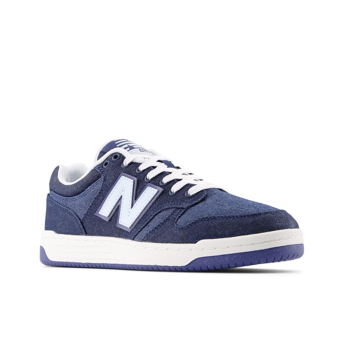 Zapatillas Urbanas Hombre New Balance 480 Azul/Blanco-3
