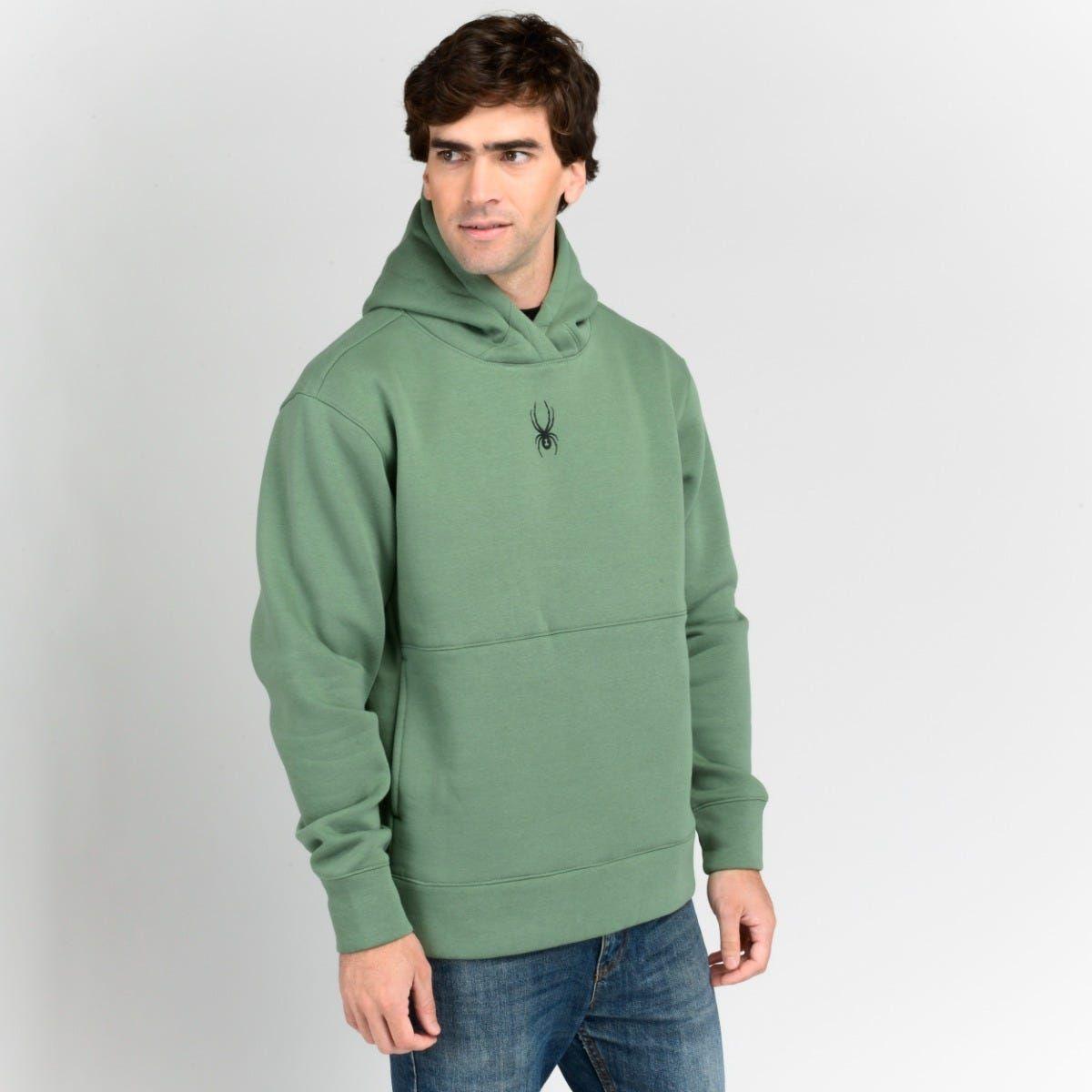 Polerón Entrenamiento Hombre Spyder Hoodie Nordic Verde-0